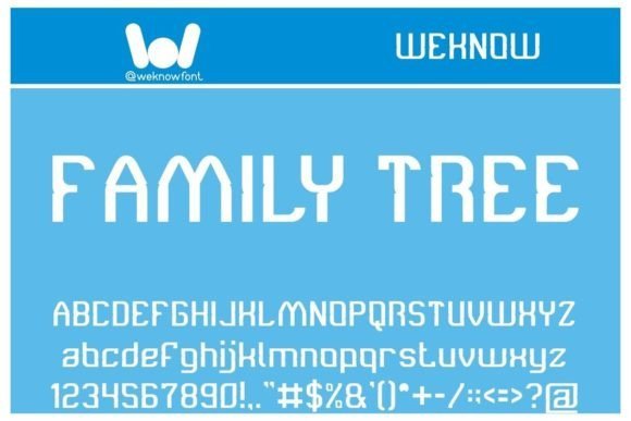 Family Tree Font - Featured Image