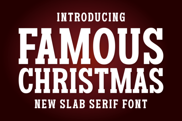 Famous Christmas Font - Featured Image