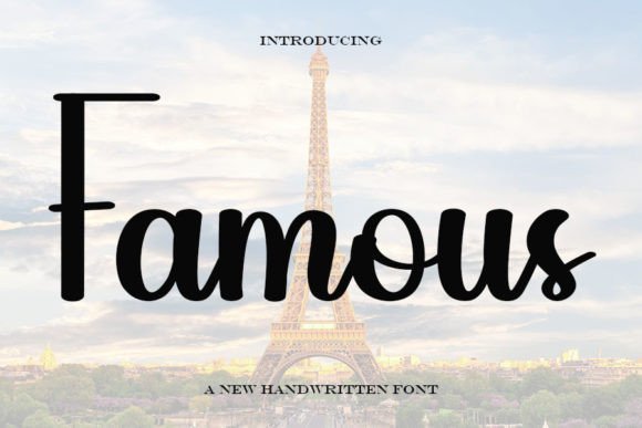 Famous Font - Featured Image