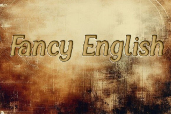 Fancy English Font - Featured Image