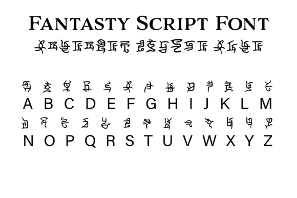 Fantasy Script 10 Font - Featured Image