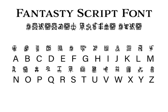Fantasy Script 12 Font - Featured Image