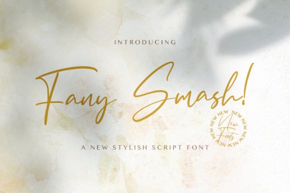 Fany Smash Font - Featured Image