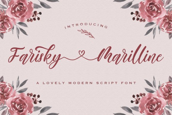 Farisky Marlline Font - Featured Image