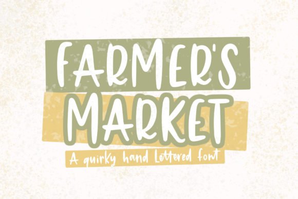 Farmer's Market Font - Featured Image