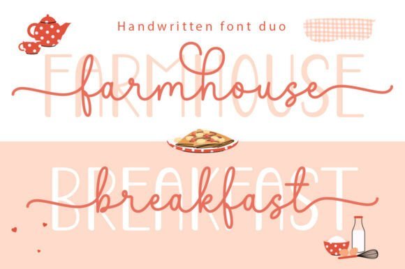 Farmhouse Breakfast Duo Font - Featured Image
