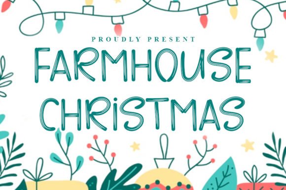 Farmhouse Christmas Font - Featured Image