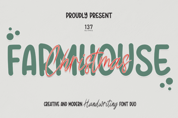 Farmhouse Christmas Font - Featured Image