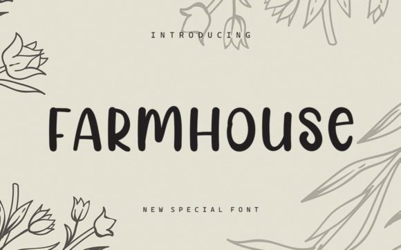 Farmhouse Font - Featured Image