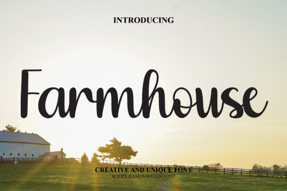 Farmhouse Font - Featured Image