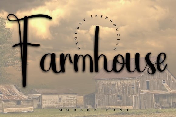 Farmhouse Font - Featured Image