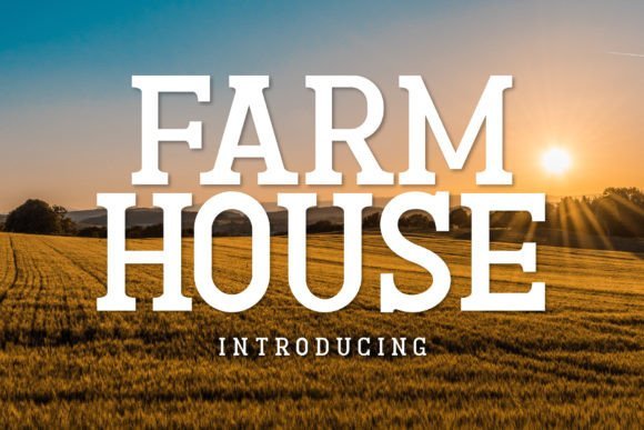 Farmhouse Font - Featured Image