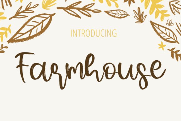 Farmhouse Font - Featured Image