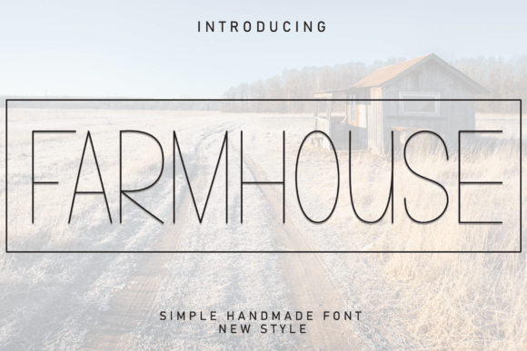 Farmhouse Font - Featured Image