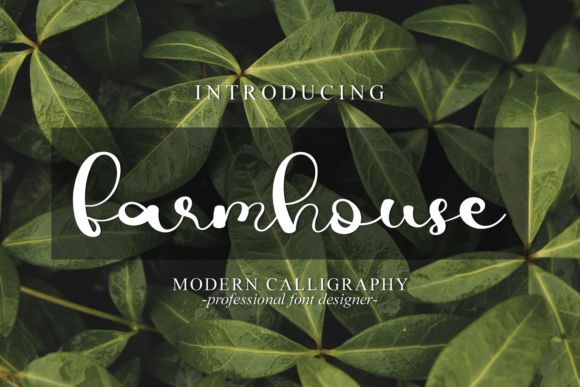 Farmhouse Font - Featured Image