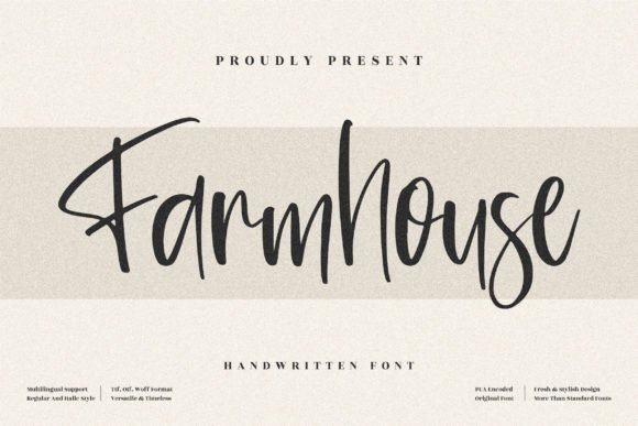 Farmhouse Font - Featured Image