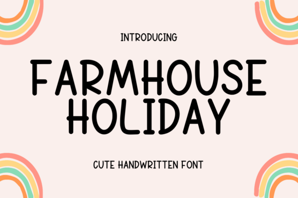 Farmhouse Holiday Font - Featured Image