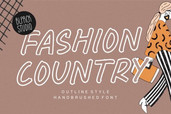 Fashion Country Font - Featured Image