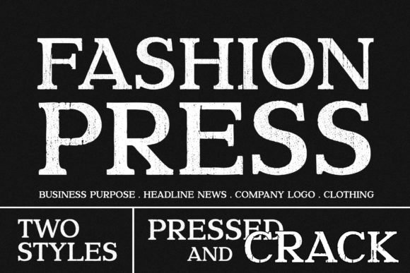 Fashion Pressed Font - Featured Image
