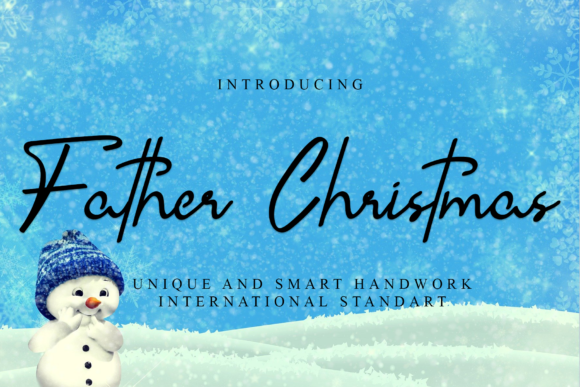 Father Christmas Font - Featured Image