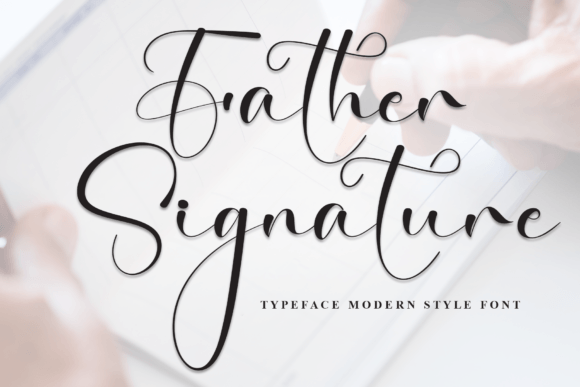 Father Signature Font - Featured Image