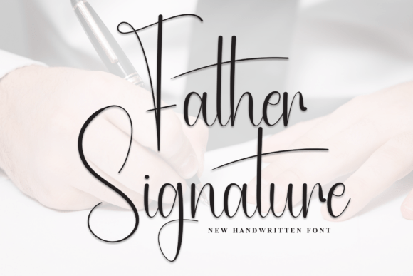 Father Signature Font - Featured Image