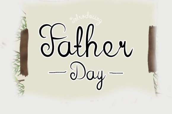 Father's Day Font - Featured Image