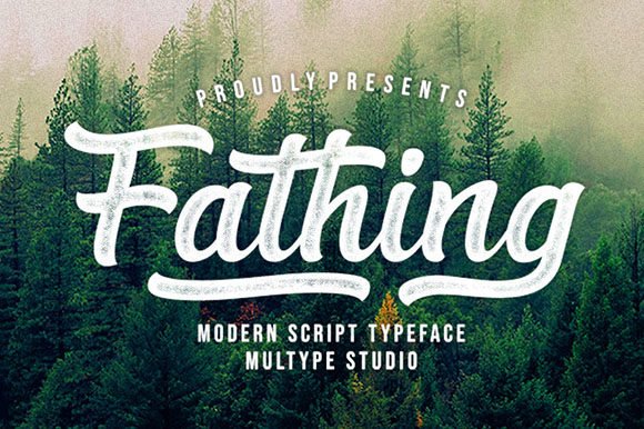 Fathing Font - Featured Image