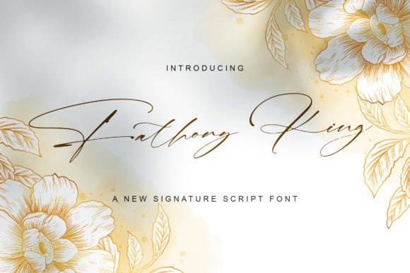 Fathony King Font - Featured Image