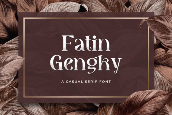 Fatin Gengky Font - Featured Image