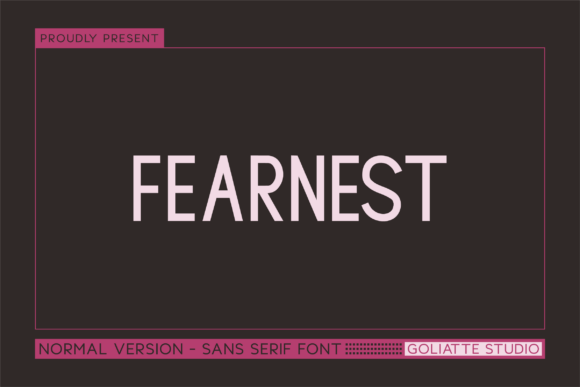 Fearnest Font - Featured Image