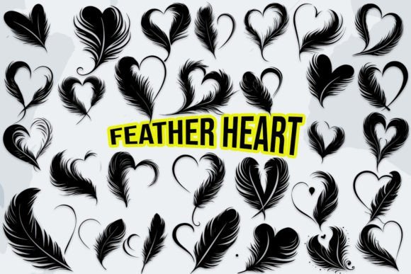 Feather Heart Font - Featured Image