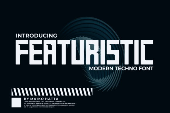 Featuristic Font - Featured Image