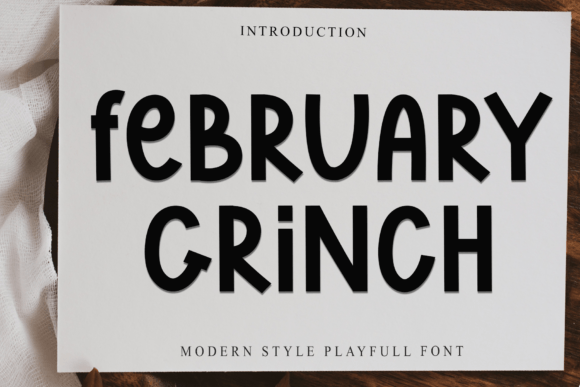 February Grinch Font - Featured Image