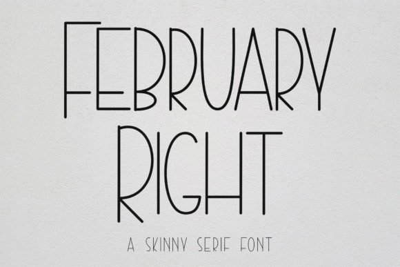 February Right Font - Featured Image