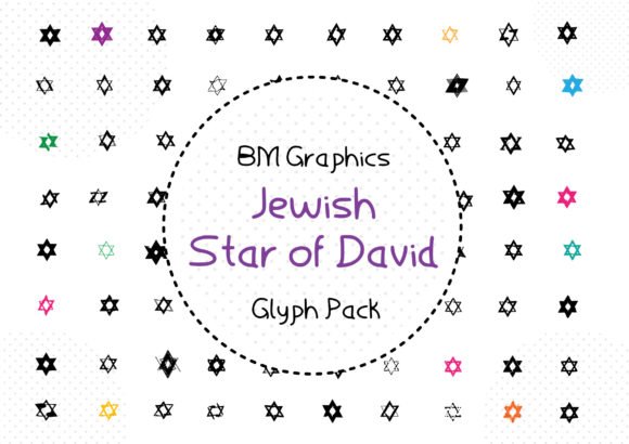 BM Graphics - Jewish Star of David Font - Featured Image