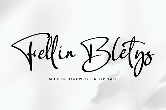 Fellin Blettys Font - Featured Image
