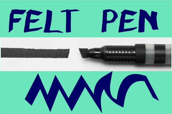 Felt Pen Font - Featured Image