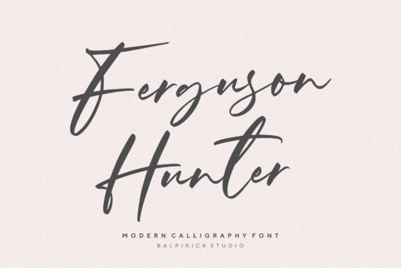 Ferguson Hunter Font - Featured Image