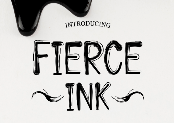 Fierce Ink Font - Featured Image