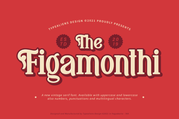 Figamonthi Font - Featured Image
