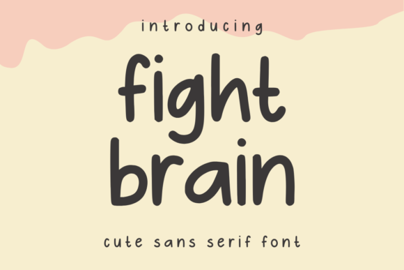 Fight Brain Font - Featured Image