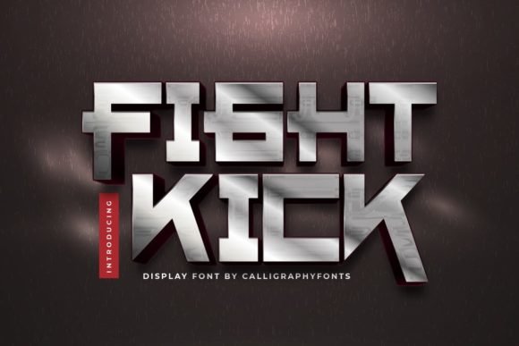 Fight Kick Font - Featured Image