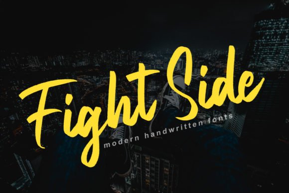 Fight Side Font - Featured Image