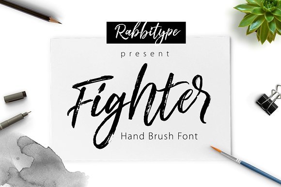 Fighter Font - Featured Image