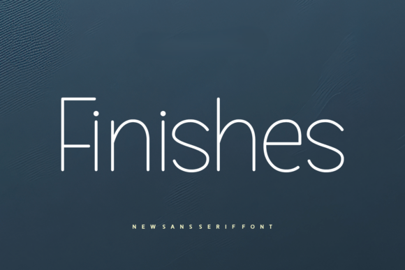 Finishes Font - Featured Image