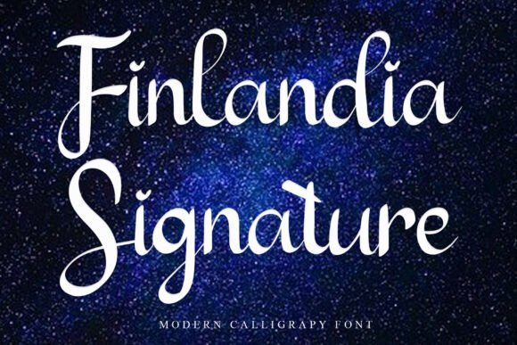 Finlandia Signature Font - Featured Image