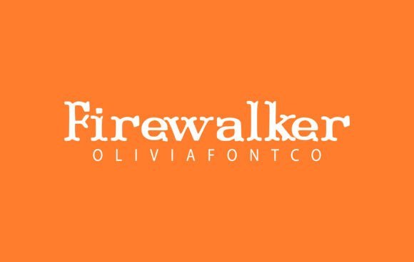Firewalker Font - Featured Image