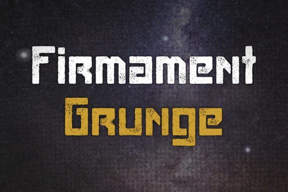 Firmament Grunge Font - Featured Image