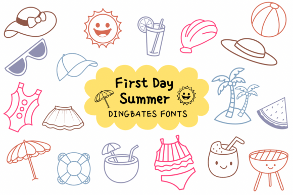 First Day Summer Font - Featured Image